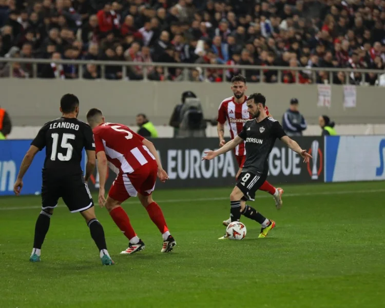 "Qarabağ" səfərdə "Olimpiakos"a uduzdu