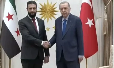 Əhməd Şara Ərdoğanın dəvəti ilə Ankarada səfərdədir