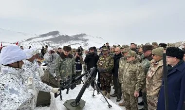 "Qış təlimi - 2025"-də "Yüksək Səviyyəli Müşahidəçi Günü"