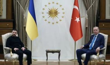 Ərdoğan Zelenski ilə görüşüb