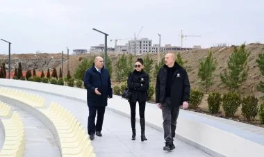 Prezident İlham Əliyev Qarabağa gedib YENİLƏNİR/FOTO