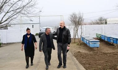 İlham Əliyev Xocalının Ballıca kəndinə gedib YENİLƏNIR