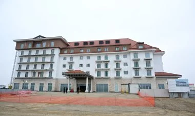 Ağdamda inşa edilən “Hilton Garden İnn” hoteli FOTO