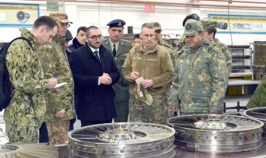 Hərbi attaşelər Aviasiya Təmir Zavodunda olublar