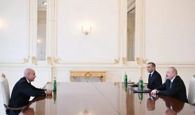 İlham Əliyev BXSF-nın prezidentini qəbul edib