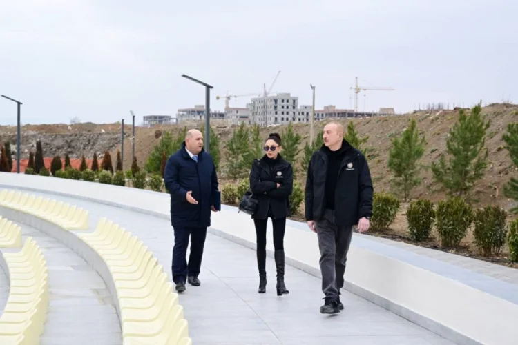 Prezident İlham Əliyev Qarabağa gedib YENİLƏNİR/FOTO