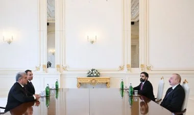 İlham ƏIiyev “Barselona” klubunun prezidentini qəbul edib