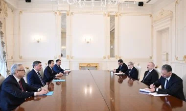 İlham ƏIiyev Qazaxıstanın Baş nazirini qəbul edib