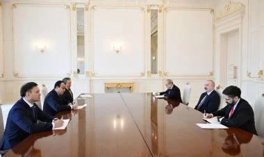 İlham Əliyev neft şirkətlərinin rəhbərlərini qəbul edib FOTO