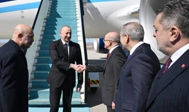 İlham Əliyev Türkiyəyə işgüzar səfərə gəlib YENİLƏNİB