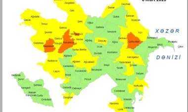 Küləkli hava ilə bağlı sarı və narıncı xəbərdarlıq verilib