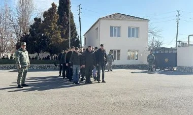 Hərbi vəzifəlilərin təlim toplanışı başlayıb FOTO