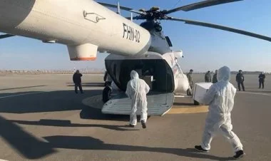 FHN-in helikopteri ilə vəhşi heyvanlar peyvəndlənib VİDEO