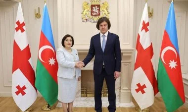 Sahibə Qafarova İrakli Kobaxidze ilə görüşüb YENİLƏNİB