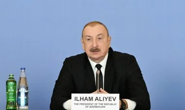 İlham Əliyev XII Qlobal Bakı Forumunda çıxış edib VİDEO