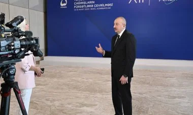 İlham Əliyev “Euronews” televiziyasına müsahibə verib VİDEO