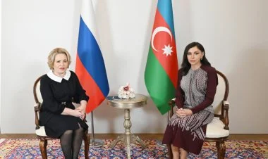 Mehriban Əliyeva Valentina Matviyenko ilə görüşüb