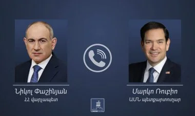Paşinyan ABŞ Dövlət katibi Marko Rubio ilə danışıb