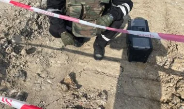 Bakının Xətai rayonunda hərbi sursat aşkarlanıb