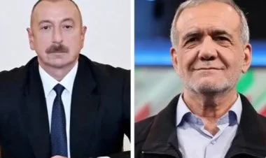 İlham Əliyevlə Məsud Pezeşkian telefonla danışıblar