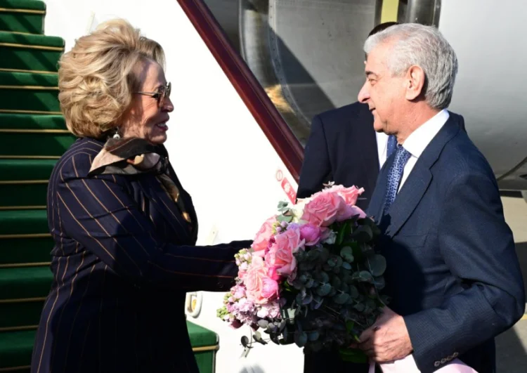 Valentina Matviyenko Bakıya səfər edib