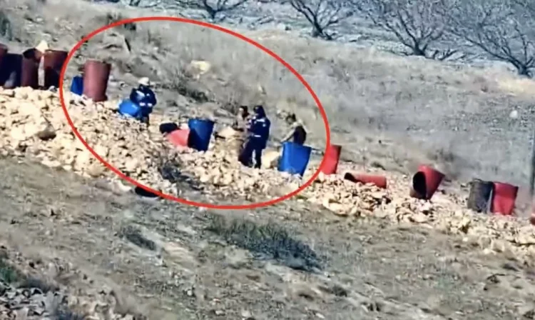 Avropalılar "binokl şousu"nu bu dəfə Arazdəyəndə keçiriblər