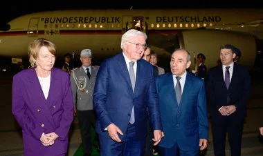 Almaniya Prezidenti Azərbaycana rəsmi səfərə gəlib