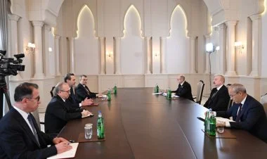 İlham Əliyev Alparslan Bayraktarı qəbul edib