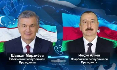Şavkat Mirziyoyev İlham Əliyevə zəng edib
