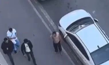 Nəsimi rayonunda yarıçılpaq kişi sakinləri təcübləndirib