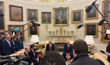 Tramp və Netanyahu Ağ Evdə birgə bəyanatla çıxış ediblər