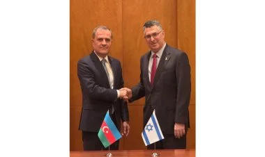 Azərbaycan və İsrail xarici işlər nazirləri görüşüb