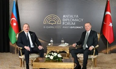 İlham Əliyevin Rəcəb Tayyib Ərdoğan ilə görüşü keçirilib