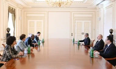 İlham Əliyev Jilber Hunqbonu qəbul edib