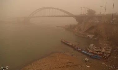 İranda güclü qum fırtınası həyatı iflic edib VİDEO/FOTO