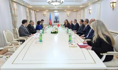 Sahibə Qafarova  Hulusi Akar ilə görüşüb