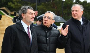 Gürcüstan Prezidentinin Bakı səfəri FOTO