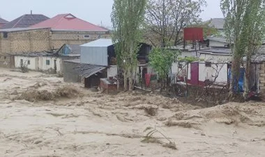Şabranda sel təhlükəsi:30-a yaxın evin sakini təxliyə olunub