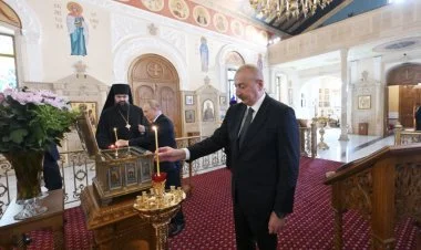 Prezident pravoslav icmanın Pasxa bayramını təbrik edib