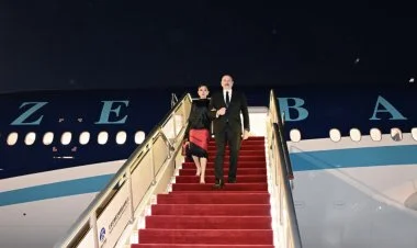 İlham Əliyev Çin Xalq Respublikasına dövlət səfərinə gəlib