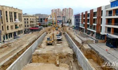 Bakıda yeni yol inşa edilir VİDEO