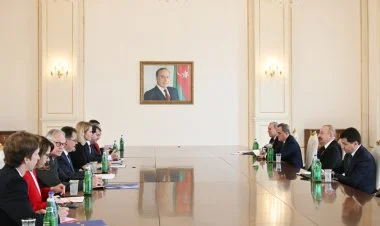İlham Əliyev Kaya Kallası qəbul edib