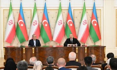 Azərbaycan və İran prezidentləri bəyanatlarla çıxış ediblər