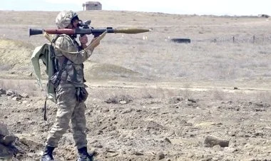 Naxçıvanda hərbi vəzifəlilərlə təlim toplanışı keçirilib