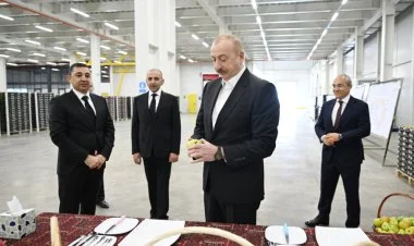 İlham Əliyev Qusar rayonuna gedib