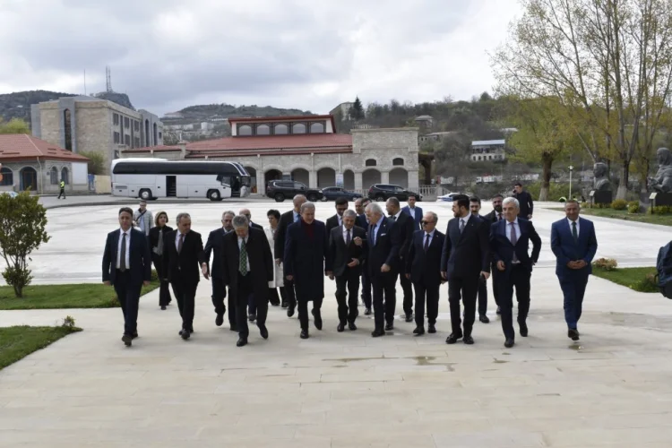 Türkiyənin Kayseri şəhərinin nümayəndə heyəti Şuşaya gəlib