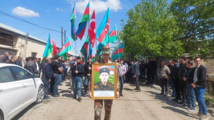 İtkin-şəhid Münasib Mehdiyev Samuxda dəfn edilib