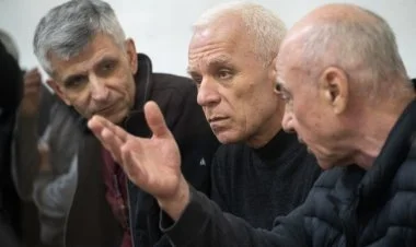 Ermənilərin məhkəməsi keçiirilib FOTO