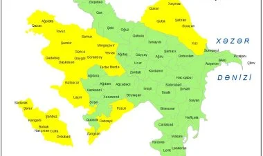 Küləkli hava şəraiti ilə bağlı sarı xəbərdarlıq verilib