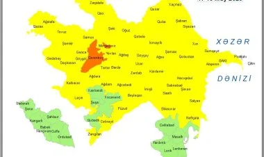 Küləkli hava ilə bağlı sarı və narıncı xəbərdarlıq verildi